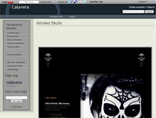 Tablet Screenshot of calavera.wikidot.com