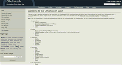 Desktop Screenshot of cthulhutech.wikidot.com