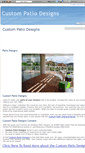 Mobile Screenshot of custom-patio-designs.wikidot.com