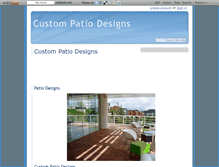 Tablet Screenshot of custom-patio-designs.wikidot.com