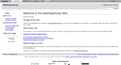 Desktop Screenshot of iliketheparkway.wikidot.com