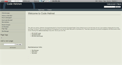 Desktop Screenshot of code-helmet.wikidot.com