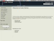 Tablet Screenshot of code-helmet.wikidot.com