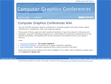 Tablet Screenshot of graphicsconferences.wikidot.com