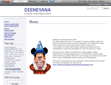 Tablet Screenshot of disneyana.wikidot.com