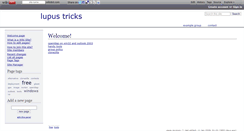 Desktop Screenshot of lupus.wikidot.com