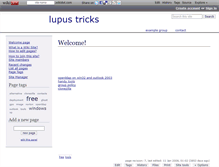 Tablet Screenshot of lupus.wikidot.com
