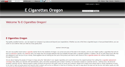 Desktop Screenshot of ecigarettesoregon.wikidot.com