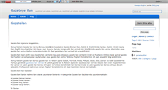 Desktop Screenshot of gazeteyeilan.wikidot.com