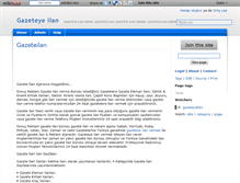 Tablet Screenshot of gazeteyeilan.wikidot.com