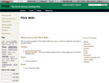 Tablet Screenshot of flick.wikidot.com