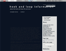 Tablet Screenshot of hookandloopinfo.wikidot.com