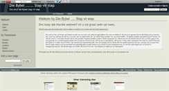 Desktop Screenshot of bybelstapvirstap.wikidot.com