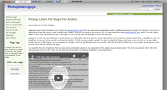 Desktop Screenshot of pickuplines4guys.wikidot.com