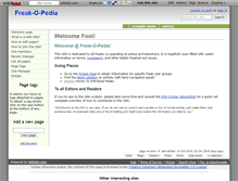 Tablet Screenshot of freak-o-pedia.wikidot.com