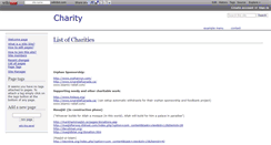 Desktop Screenshot of charity.wikidot.com