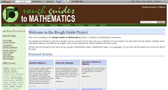 Desktop Screenshot of mathroughguides.wikidot.com