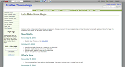 Desktop Screenshot of creativemage.wikidot.com