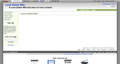Desktop Screenshot of luna-online.wikidot.com