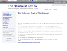 Tablet Screenshot of holocaust-review.wikidot.com