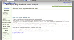 Desktop Screenshot of 3dprinter.wikidot.com