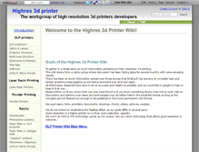Tablet Screenshot of 3dprinter.wikidot.com