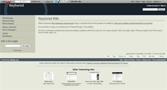 Desktop Screenshot of keybored.wikidot.com