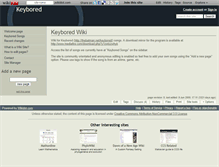 Tablet Screenshot of keybored.wikidot.com