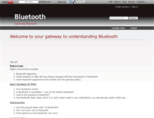Tablet Screenshot of bluetooth.wikidot.com