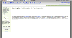Desktop Screenshot of freenotebook.wikidot.com