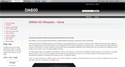 Desktop Screenshot of dm800.wikidot.com
