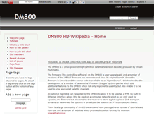 Tablet Screenshot of dm800.wikidot.com