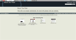 Desktop Screenshot of blockthefilter.wikidot.com