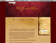 Tablet Screenshot of chroniclesofthayna.wikidot.com