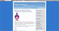 Desktop Screenshot of pidginmanual.wikidot.com