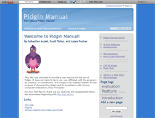 Tablet Screenshot of pidginmanual.wikidot.com