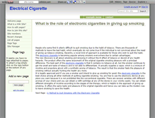 Tablet Screenshot of electrical-cigarette.wikidot.com