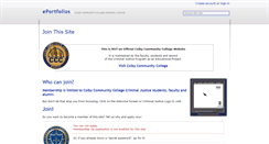 Desktop Screenshot of colbycriminaljusticeeportfolios.wikidot.com