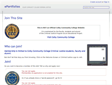 Tablet Screenshot of colbycriminaljusticeeportfolios.wikidot.com