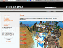 Tablet Screenshot of droplistnh.wikidot.com
