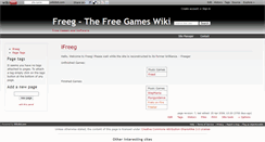 Desktop Screenshot of freeg.wikidot.com