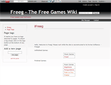 Tablet Screenshot of freeg.wikidot.com