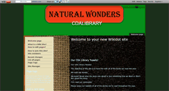 Desktop Screenshot of cdalibrarytweets.wikidot.com