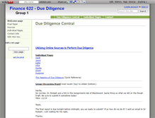 Tablet Screenshot of finance622duediligence.wikidot.com
