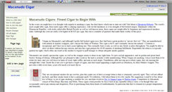Desktop Screenshot of macanudocigar.wikidot.com