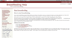 Desktop Screenshot of breastfeeding.wikidot.com