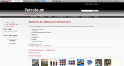 Desktop Screenshot of petroleum.wikidot.com