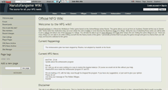 Desktop Screenshot of narutofangame.wikidot.com