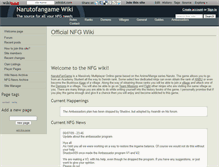 Tablet Screenshot of narutofangame.wikidot.com