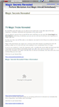 Mobile Screenshot of magic-secrets-revealed.wikidot.com